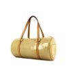 Louis Vuitton Papillon handbag in beige monogram patent leather and natural leather - 00pp thumbnail