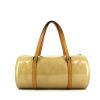 Louis Vuitton Papillon handbag in beige monogram patent leather and natural leather - 360 thumbnail