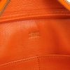 Hermes Plume large model handbag in orange grained leather - Detail D3 thumbnail