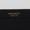 Hermes handbag in black suede - Detail D3 thumbnail