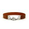 Hermes belt in brown leather - 360 thumbnail