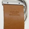 Hermes belt in brown leather - Detail D1 thumbnail