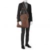 Hermes Hebdo shoulder bag in brown leather - Detail D2 thumbnail