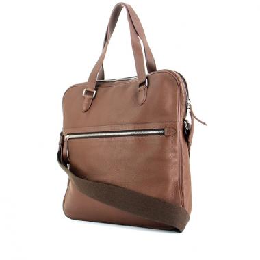 Bolso bandolera Hermes Hebdo en cuero marrón