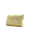 Miu Miu pouch in gold quilted leather - 00pp thumbnail
