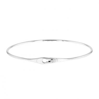Bracelet Dinh Van Serrure en or blanc et diamant