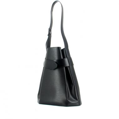 Bolso de mano Louis Vuitton en cuero Epi negro