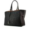 Fendi shopping bag in black leather - 00pp thumbnail