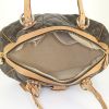 Louis Vuitton handbag in brown monogram canvas and natural leather - Detail D2 thumbnail