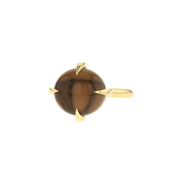 Anello Pomellato Veleno in oro rosa e quarzo fumé
