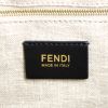 Fendi Big Mama handbag in white and black foal and black leather - Detail D3 thumbnail