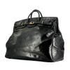 Hermes Haut à Courroies weekend bag in black leather - 00pp thumbnail