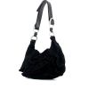 Saint Laurent handbag in black suede - 00pp thumbnail