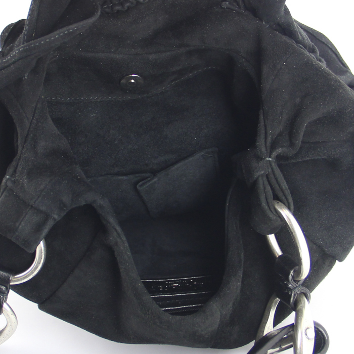 Borsa in camoscio nero - Detail D2