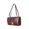 Hermes Ring handbag in burgundy box leather - 00pp thumbnail