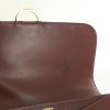 Hermes Ring handbag in burgundy box leather - Detail D5 thumbnail