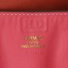 Bolso Cabás Hermes Double Sens modelo mediano en cuero de ternero Sikkim rosa y rojo - Detail D5 thumbnail