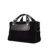 Celine Boogie shopping bag in monogram suede and black leather - 00pp thumbnail
