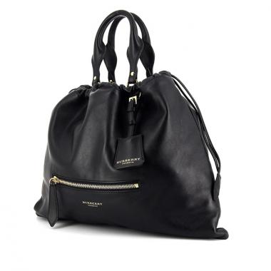Bolso bandolera Burberry Big Crush en cuero negro