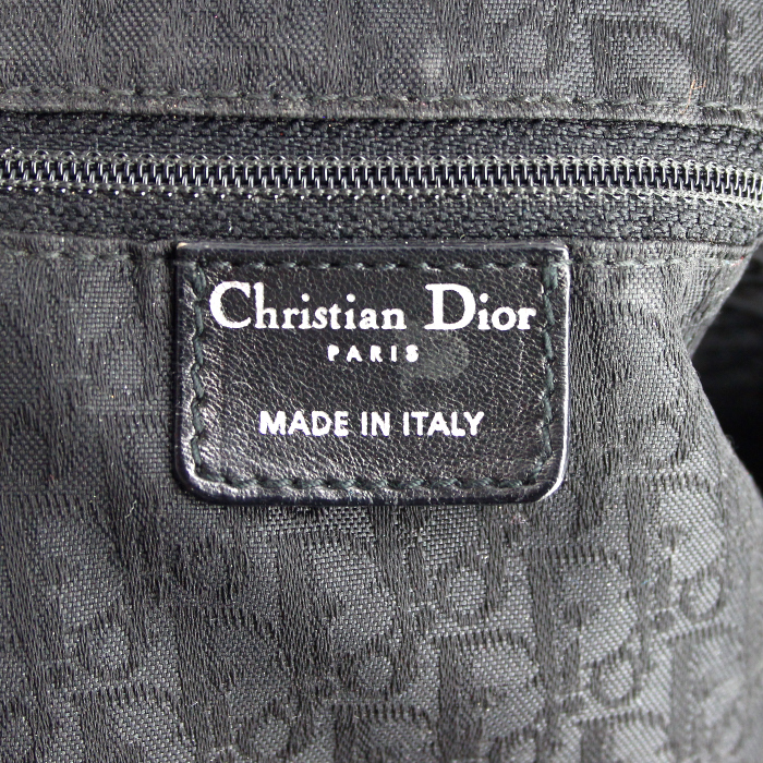 Sac à main Dior grand modèle en cuir cannage - Detail D3