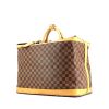 Louis Vuitton Cruiser travel bag in ebene damier canvas and natural leather - 00pp thumbnail