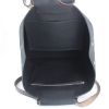 Shopping bag Cabag in tela nera e pelle marrone - Detail D3 thumbnail