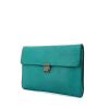 Fendi pouch in green leather - 00pp thumbnail