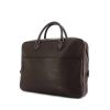 Hermes Plume briefcase in brown grained leather - 00pp thumbnail