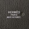Porte-documents Hermes Plume en cuir grainé marron - Detail D3 thumbnail