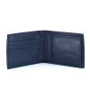 Bottega Veneta wallet in navy blue braided leather - Detail D1 thumbnail
