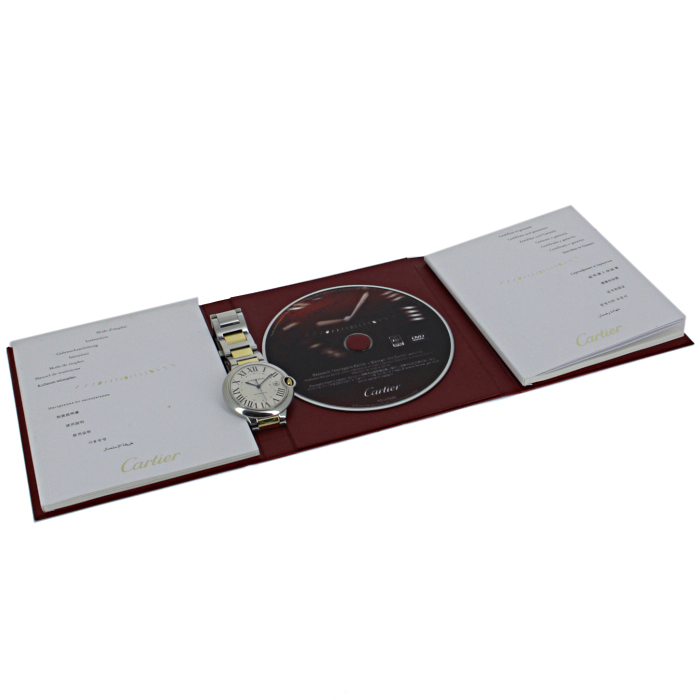 Montre Cartier Ballon Bleu De Cartier en or et acier Ref :  3001 Vers  2010 - Detail D2