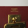 Bolso de mano Hermes Kelly 32 cm en cuero Ardenne rojo - Detail D3 thumbnail