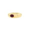 Chaumet ring in yellow gold and ruby - 00pp thumbnail