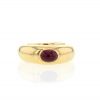 Chaumet ring in yellow gold and ruby - 360 thumbnail