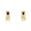 Chaumet earrings in yellow gold and ruby - 00pp thumbnail