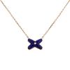 Chaumet Jeux de Liens necklace in pink gold,  lapis-lazuli and diamond - 00pp thumbnail