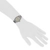 Montre Rolex Oyster Perpetual Date en acier Ref :  1500 Vers  1965 - Detail D1 thumbnail