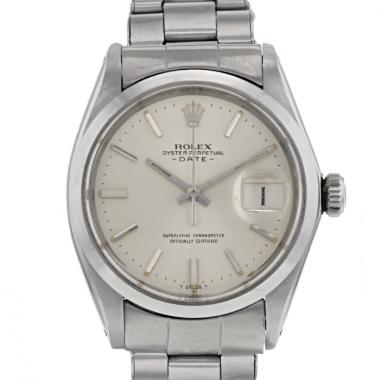 Reloj Rolex Oyster Perpetual Date de acero Ref :  1500  Circa  1965