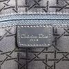 Borsa Lady Dior modello grande in tela denim blu cannage - Detail D4 thumbnail