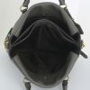 Shopping bag in pelle martellata grigio scuro - Detail D3 thumbnail