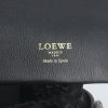 Loewe handbag in suede and black braided leather - Detail D4 thumbnail