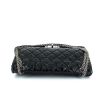 Chanel shoulder bag in black quilted leather - 360 Front thumbnail