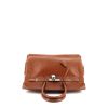Bolso de mano Hermes Birkin 35 cm en cuero box de color marrón glacial - 360 Front thumbnail