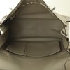 Hermes Jypsiere messenger bag in tourterelle grey togo leather - Detail D2 thumbnail