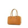 Hermes Plume Elan handbag in gold grained leather - 00pp thumbnail