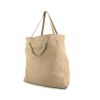 Lanvin Carry Me shopping bag in beige leather - 00pp thumbnail
