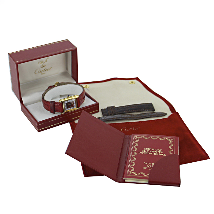 Orologio Cartier Tank Must in vermeil Circa  1988 - Detail D2