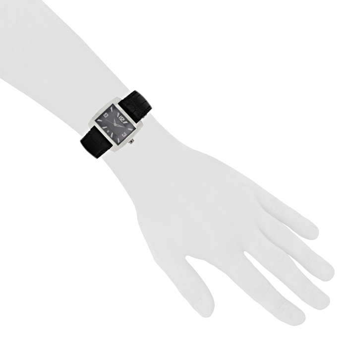 Baume & Mercier Hampton watch in stainless steel Circa  2000 - Detail D1