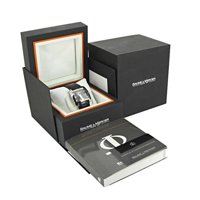 Montre Baume & Mercier Hampton en acier Vers  2000 - Detail D2