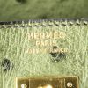 Hermes Birkin 40 cm handbag in green ostrich leather - Detail D3 thumbnail